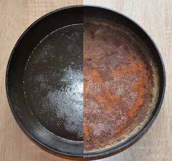 Как оттереть сковородку