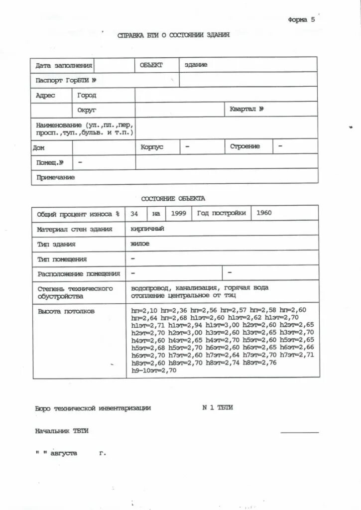 Технический паспорт на дом - как выглядит, как получить в 2024 году из БТИ, обра