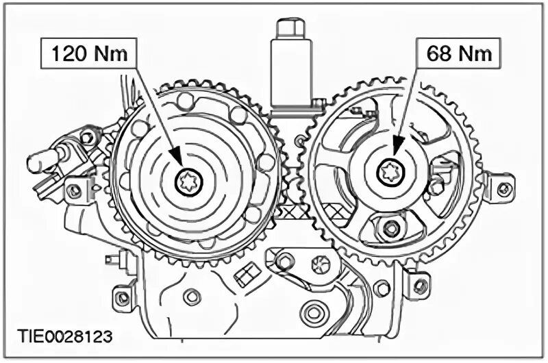 Момент затяжки коленвала форд фокус. Момент затяжки шкивов распредвалов фокус 2 1.6. Момент затяжки болтов ГРМ Форд фокус. Момент затяжки болтов ГРМ Форд фокус 3 1.6. Фокус 2 момент затяжки шкива коленвала.