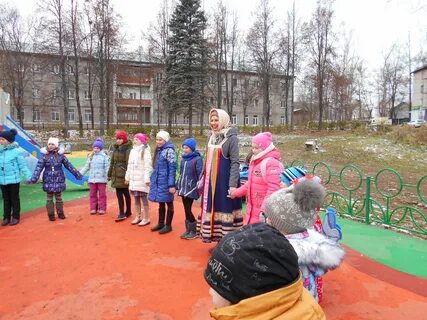 Торжественное открытие детской площадки