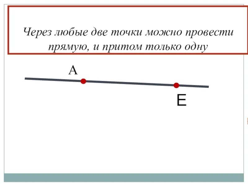 Через любые две точки можно провести. Через любые две точки можно провести прямую и притом только одну. Через любые две точки можно провести прямую. Через любые 2 точки. Прямая линия основные