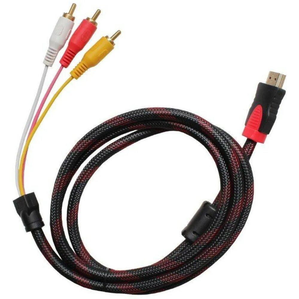 Кабель hdmi тюльпан купить