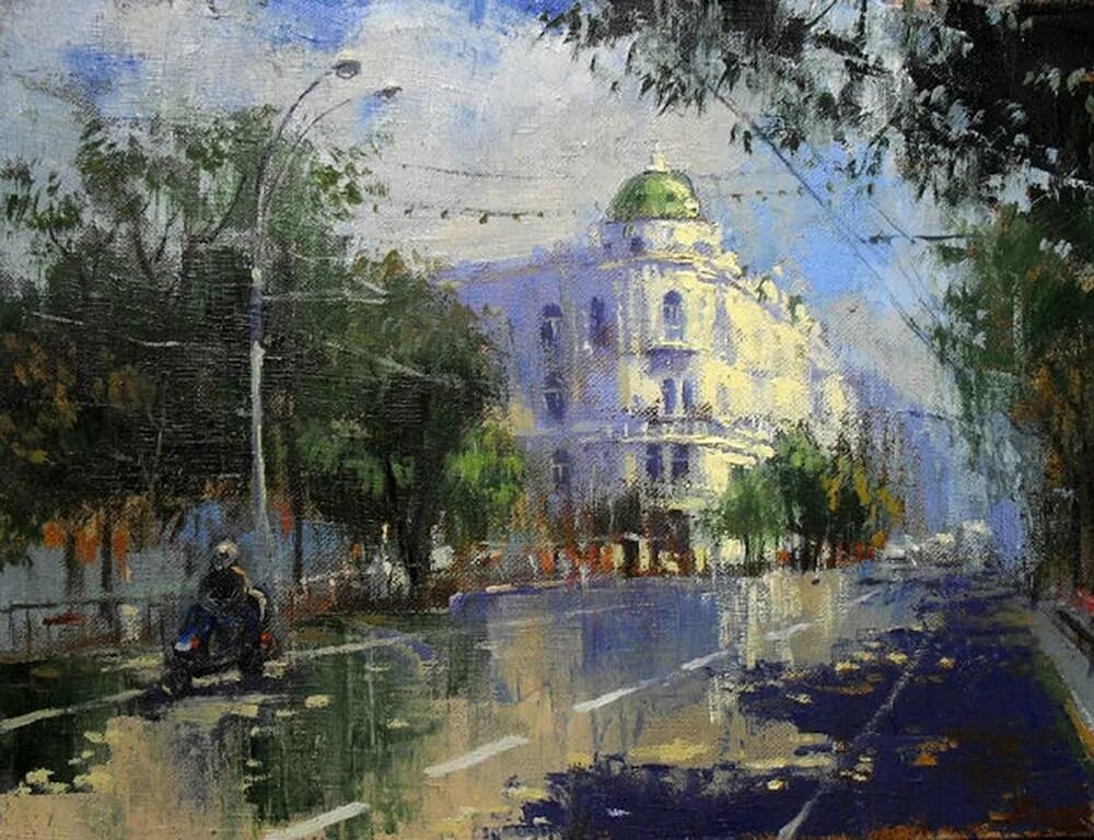 Ростовский пейзаж живопись ростов на дону. Бегма художник ростов на дону. Городской пейзаж ростов на дону. Пейзаж ростова на дону. Фонтан на кировском ростов на дону.