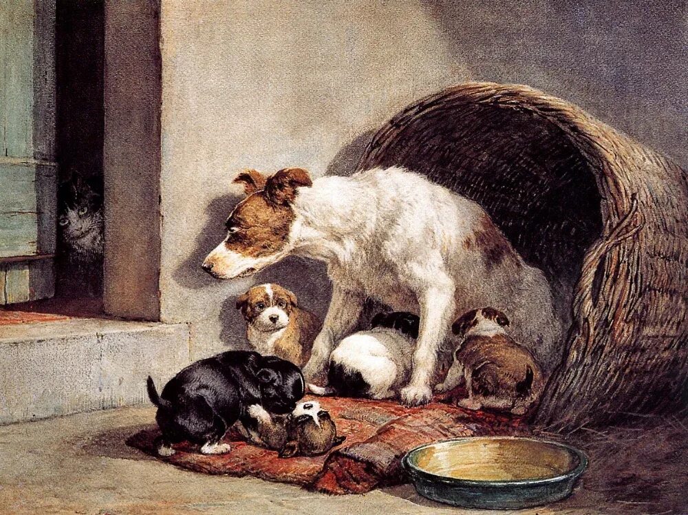 Картины собак художников с грустными глазами. Собаки в живописи современных художников. Собака цветы живопись. Репродукции картин с животными. Бездомная собака картина.