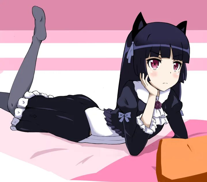 Kuroneko choco ice. Рури Куронеко. Kuroneko Ruri Gokou. Куронеко арт.