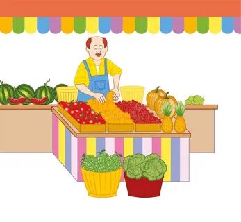 В магазине продают овощи на рисунке