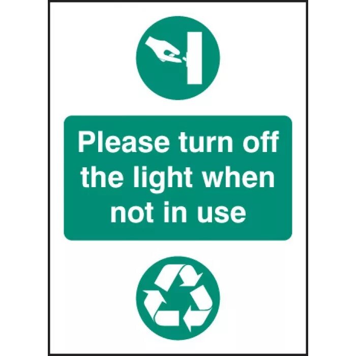 Please turn music. Turn off the lights. turn off. turn off the light when not in use. please turn off the light.