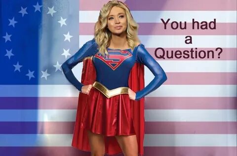 PHOTO Kayleigh McEnany In A Super Women Costume.
