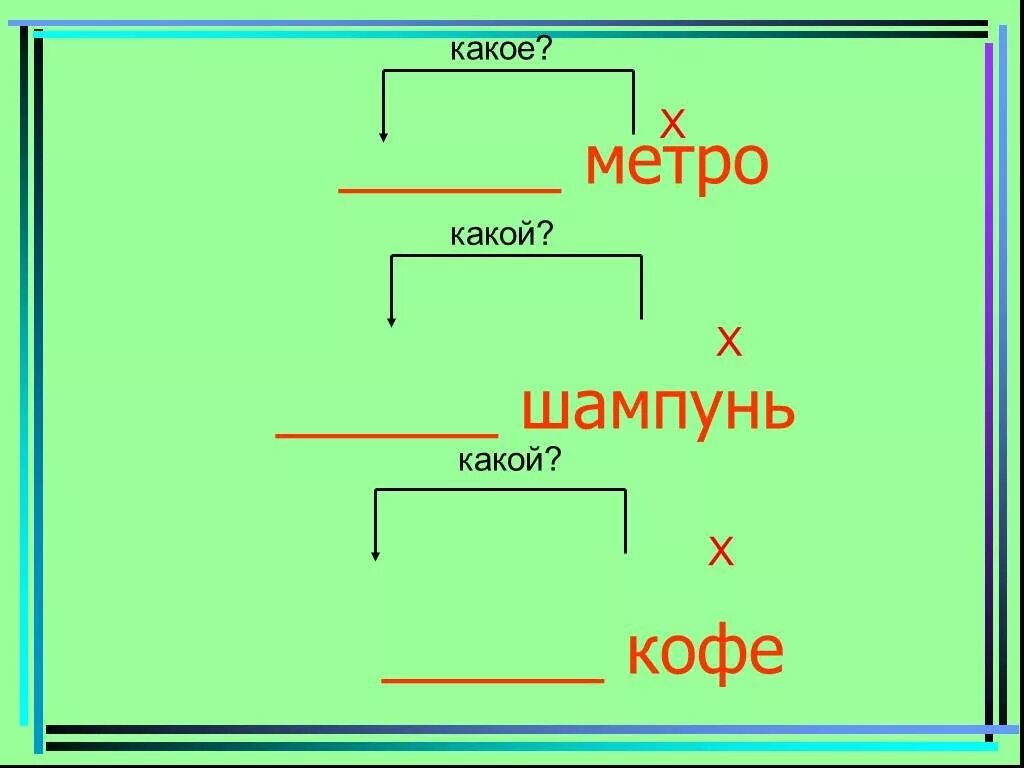 Метро какое прилагательное. Метро прилагательное. Прилагательное к слову метро. Метро какое прилагательные. Метро с прилагательным.