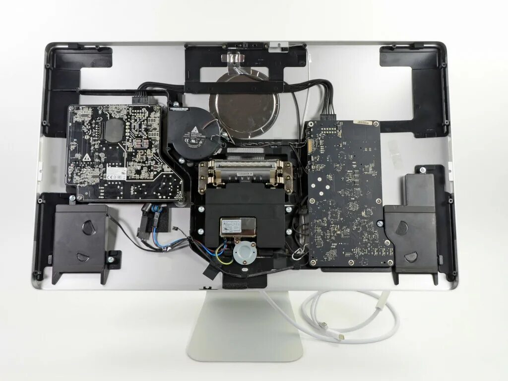 Display inside. Apple thunderbolt display 27 teardown. imac a1407. apple a1407 монитор разъемы. ifixit thunderbolt display.