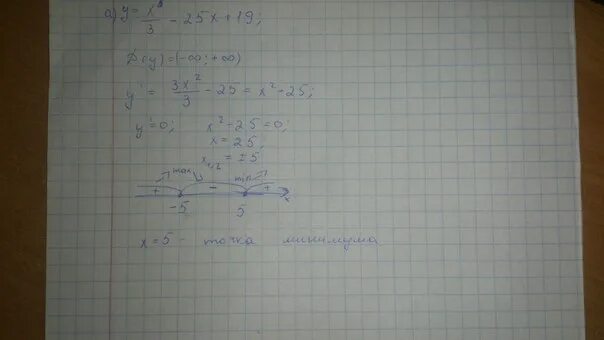 Точку минимума функции y=(25/x+x+25)^3. Найдите точку минимума 19 4x x3/3. Найдите точку максимума функции у=19+4х-х3/3. Найдите минимум функции y=25/x +x + 25.