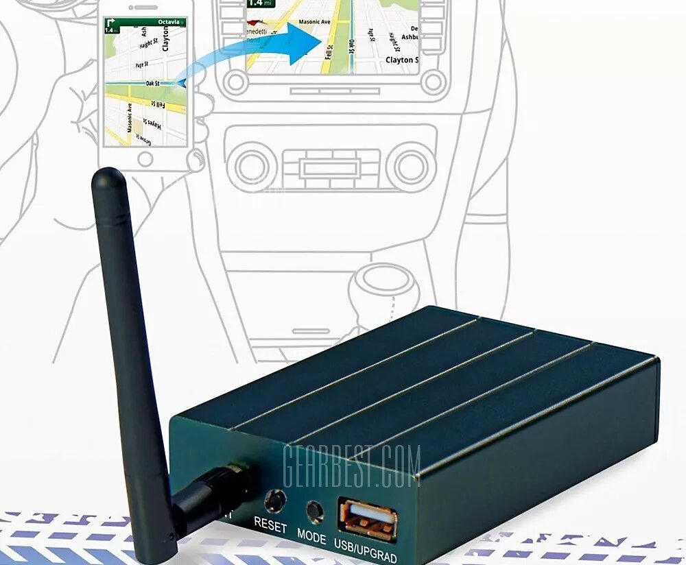 Как подключить вай фай в машине. Rm-rd0001 wifi mirabox. авто wifi. вай фай в машину. усилитель аудио с вай фай в машину.
