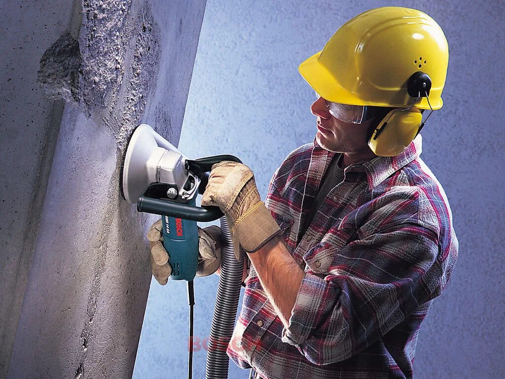 Снятие. Шлифовка бетонных поверхностей. Приспособление для ошкуривания стен. Шлифование штукатурки. Зачистка поверхности стен.
