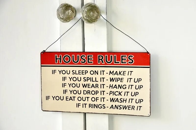 постер our home is here. House rules. House rules картинка. House rules. House rules.