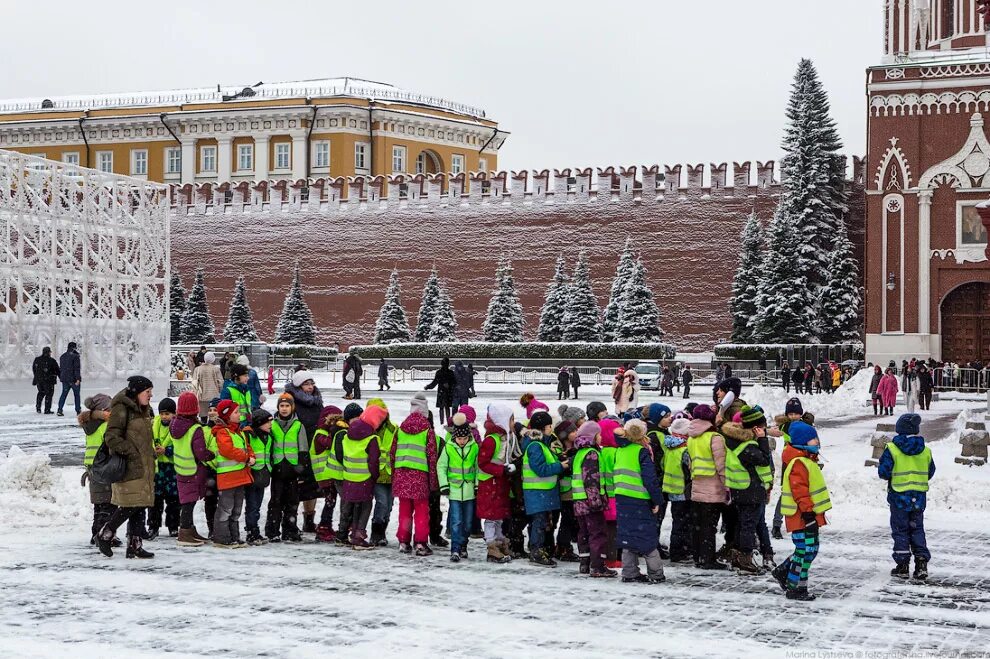 Москва после каникул