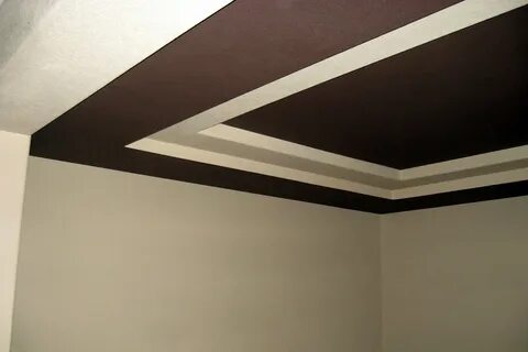 Покраска потолка из гипсокартона