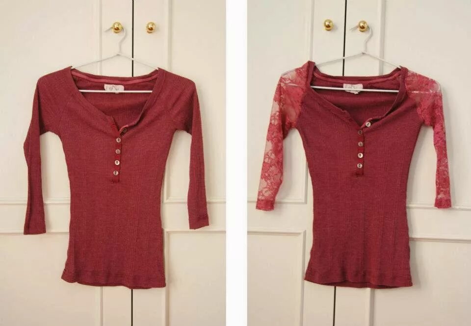 Лайфхак одежда. Перешить старый свитер. Переделка старого платья. Из старого платья и футболки. Одежда модная из старых вещей.