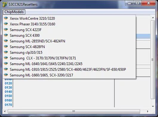Samsung 3200 программа сканирования