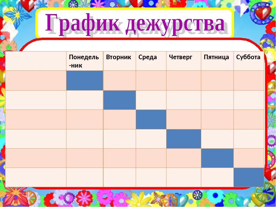 Лист дежурных. График дежурств. График дежурства в классе. Расписание дежурств. График дежурств в школе.