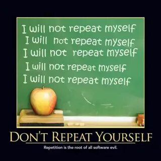 Repeat myself