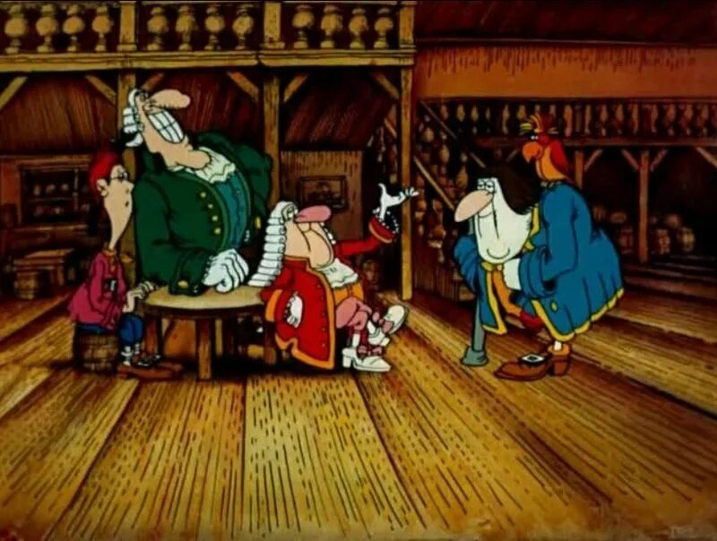 Оставь сокровищ. М/ф остров сокровищ 1988.