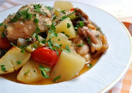 Рагу из кролика с овощами