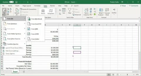 Файл excel много весит