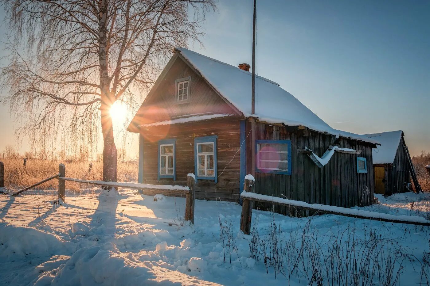 Край деревни 7. Татарстан зимой деревня. Деревня Замельница Пермский край. Деревенский домик. Зима в деревне.