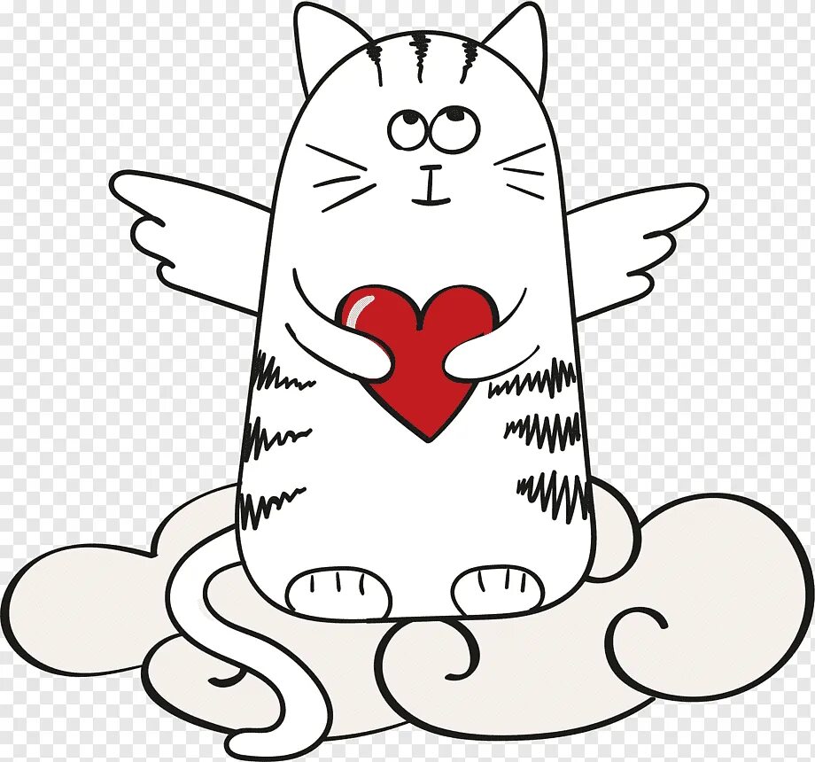 Кот с сердечками. Валентинка с котом. Любовные Стикеры. Котик с сердечком. Лове кот