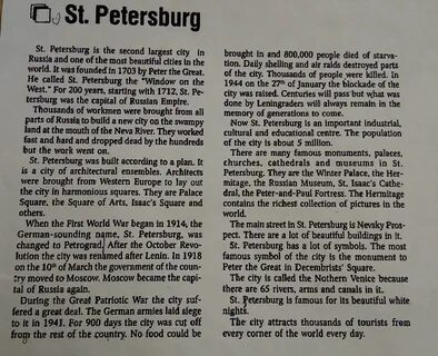 How long have you been petersburg