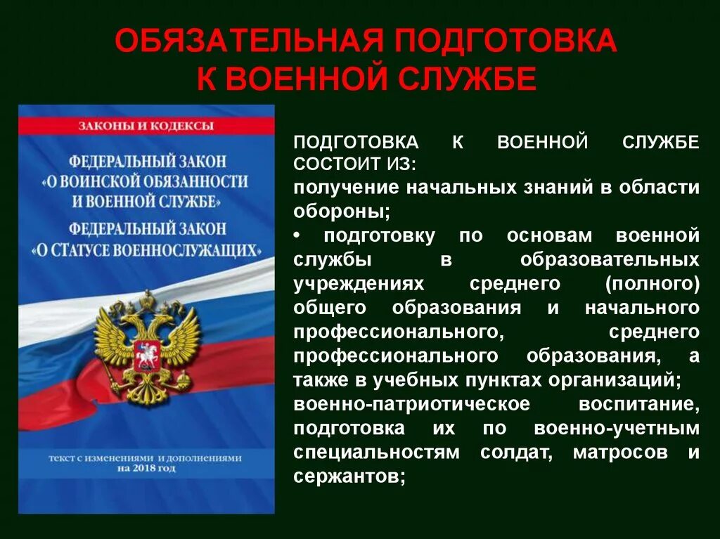 Изменение в военном законодательстве