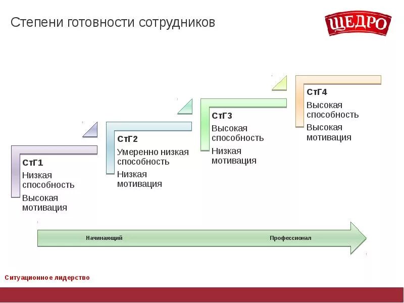 Бланшар уровни развития сотрудников. Степень готовности сотрудника. Уровни зрелости сотрудников. Зрелость менеджмента. Осторожный исполнитель.