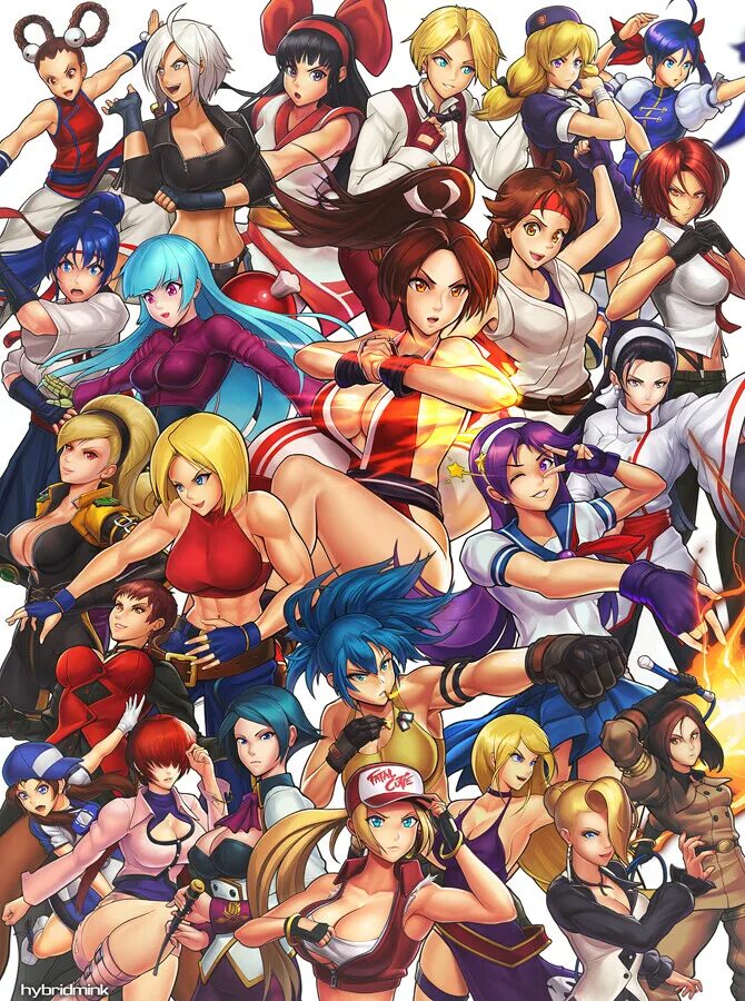 American society of magical. King of Fighters. King of Fighters девушки. KOF Магаки.