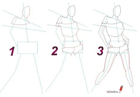 Рисование людей карандашом для начинающих поэтапно