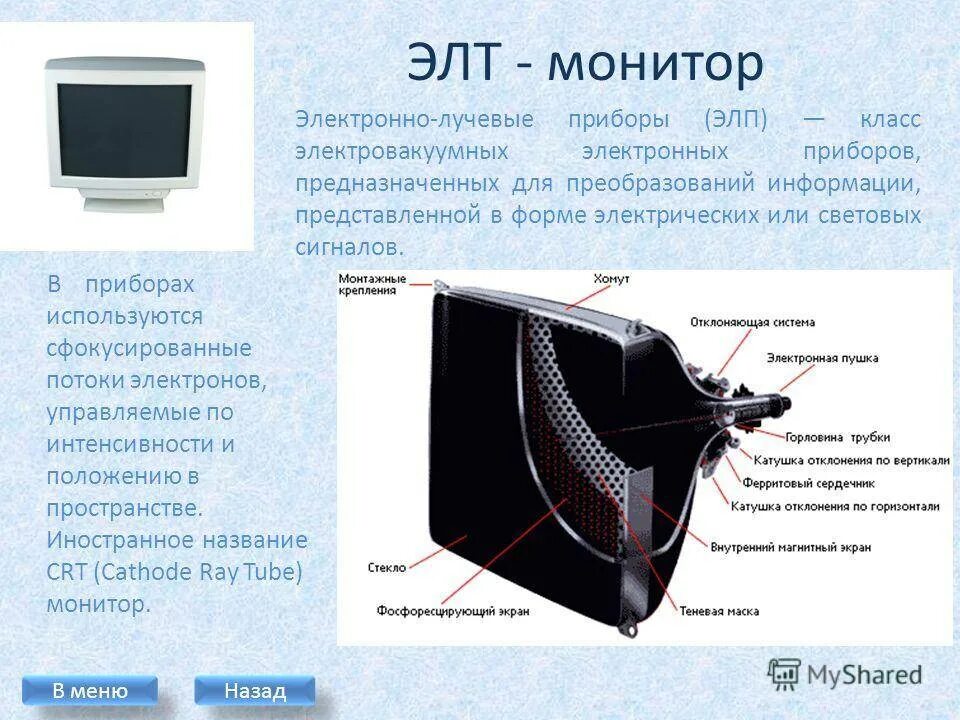 Электронно лучевые мониторы (cathode ray tube);. VG-340 ЭЛТ монитор. Монитор на базе электронно-лучевой трубки (ЭЛТ-монитор). ЭЛТ монитор tco03. Электронно лучевой монитор