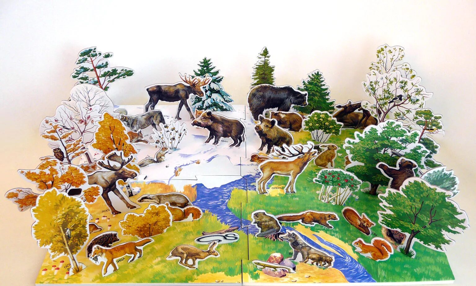 пазлы 120 midi бемби в-12176. дидактическая игра из ковролина. живопись rosemary millette. Cobble hill 1000 птицы. обитатели леса для детей.