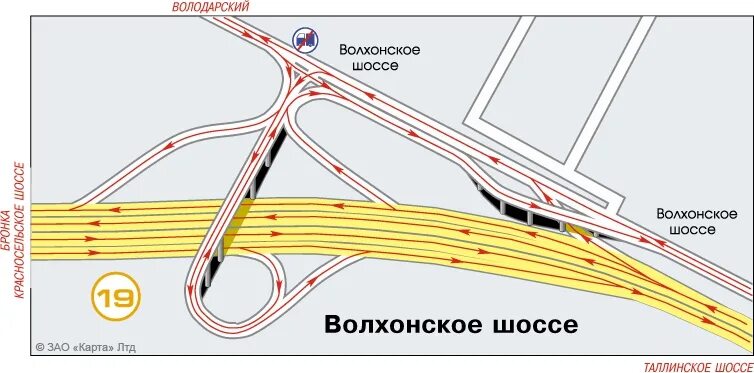 Волхонское шоссе на карте санкт петербурга. Развязка КАД Волхонское шоссе. Схема развязок Мурманского шоссе с КАД. Развязка КАД Пулковское шоссе. Развязки КАД Санкт-Петербурга Санкт-Петербург схема.