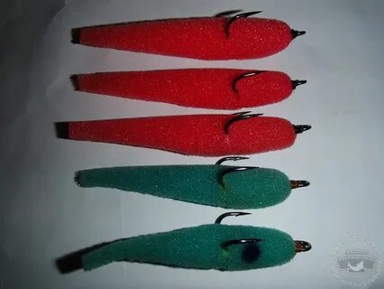 Поролоновые приманки своими руками