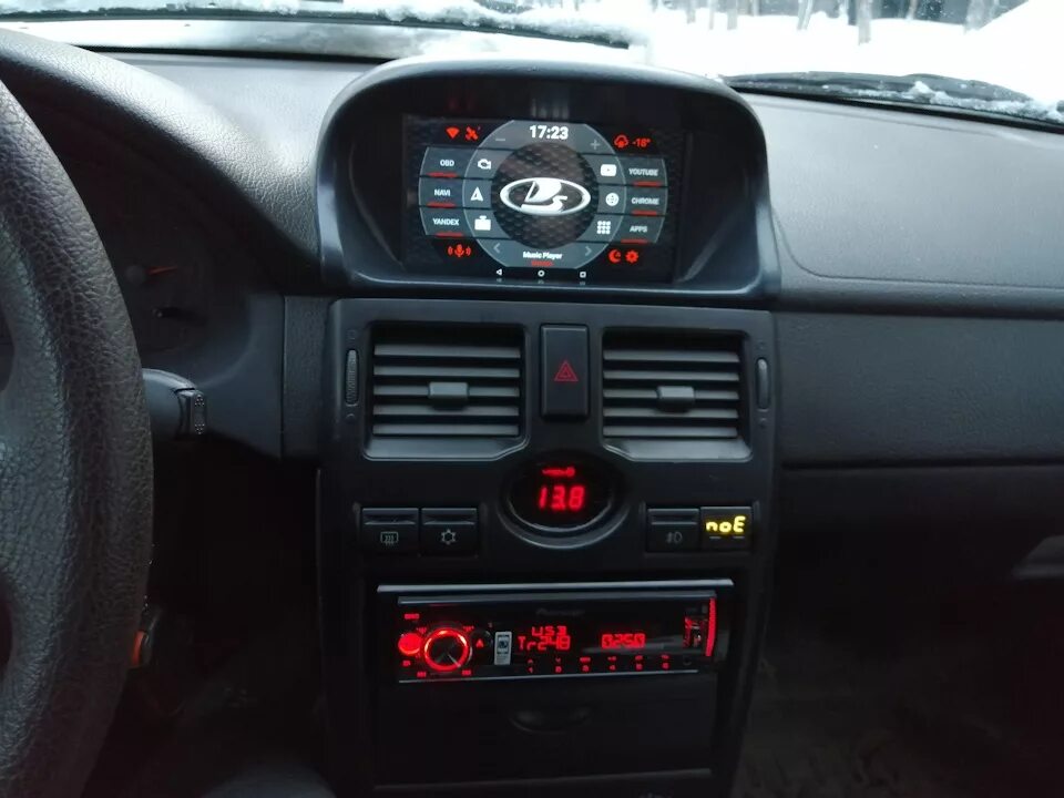 Как поставить на приору
