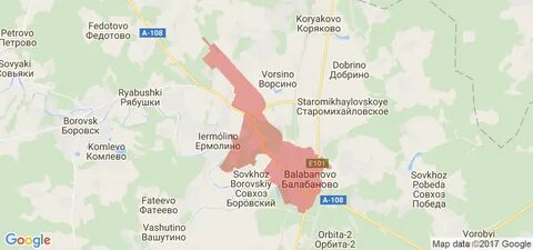 Карта балабаново