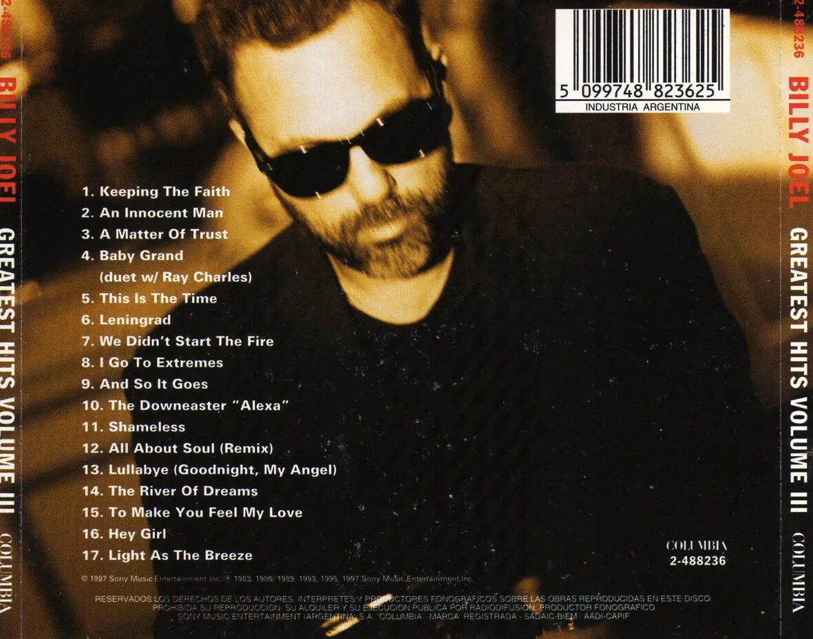 Matter of trust joel. Billy Joel 1997 - Greatest Hits Volume III. Billy Joel CD. Billy Joel / Greatest Hits Volume 1 1997. Greatest Hits Vol. III Billy Joel.
