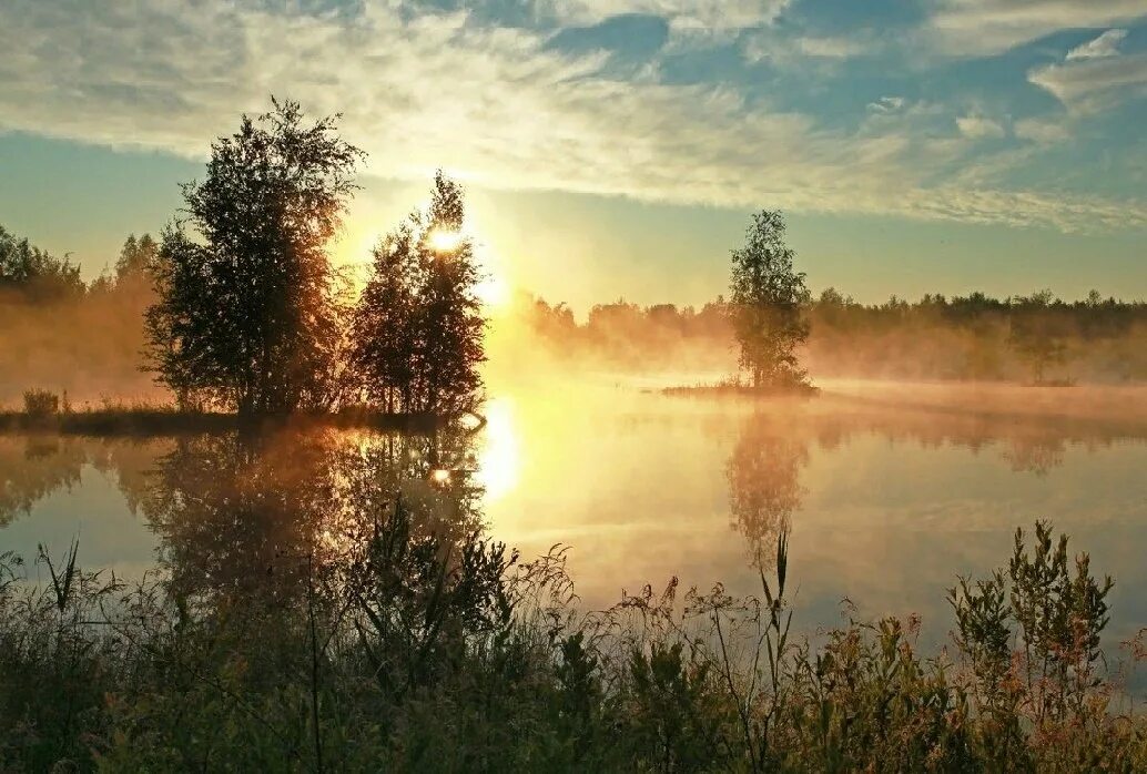 Самый ранний восход. Заря в Мещере. Зорька Заря. Утренняя Зорька Заря. Утро (Утренняя Заря) (1534).