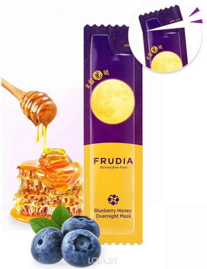 Ночная питательная маска. Маска Frudia Blueberry Honey overnight Mask. Маска для лица Frudia Blueberry Honey overnight Mask 5 ml. Frudia ночная маска с черникой. Ночная маска для лица с черникой и медом Blueberry Honey overnight Mask Frudia.