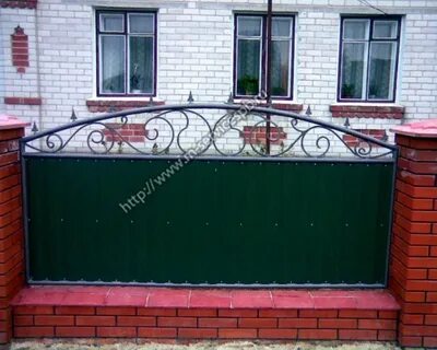 Профнастил с ковкой