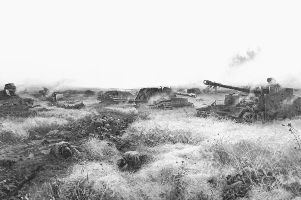 Бои под тоненьким. Курская битва 1943. Курская битва Прохоровское сражение. Бой Курская дуга 1943.