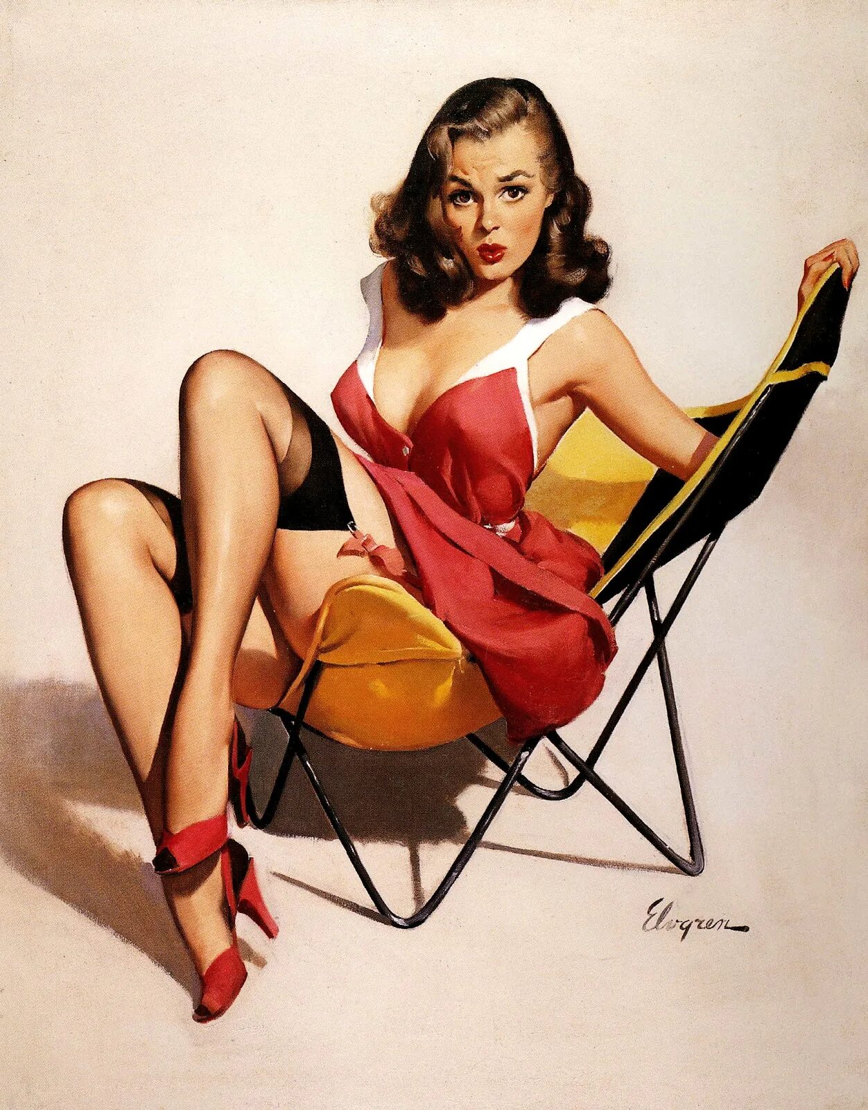 Pin up634 com. Джил Элвгрен. Художник Джил Элвгрен (Gil Elvgren). Пин ап картины Джил Элвгрен. Pin-up — художник Джил Элвгрен.