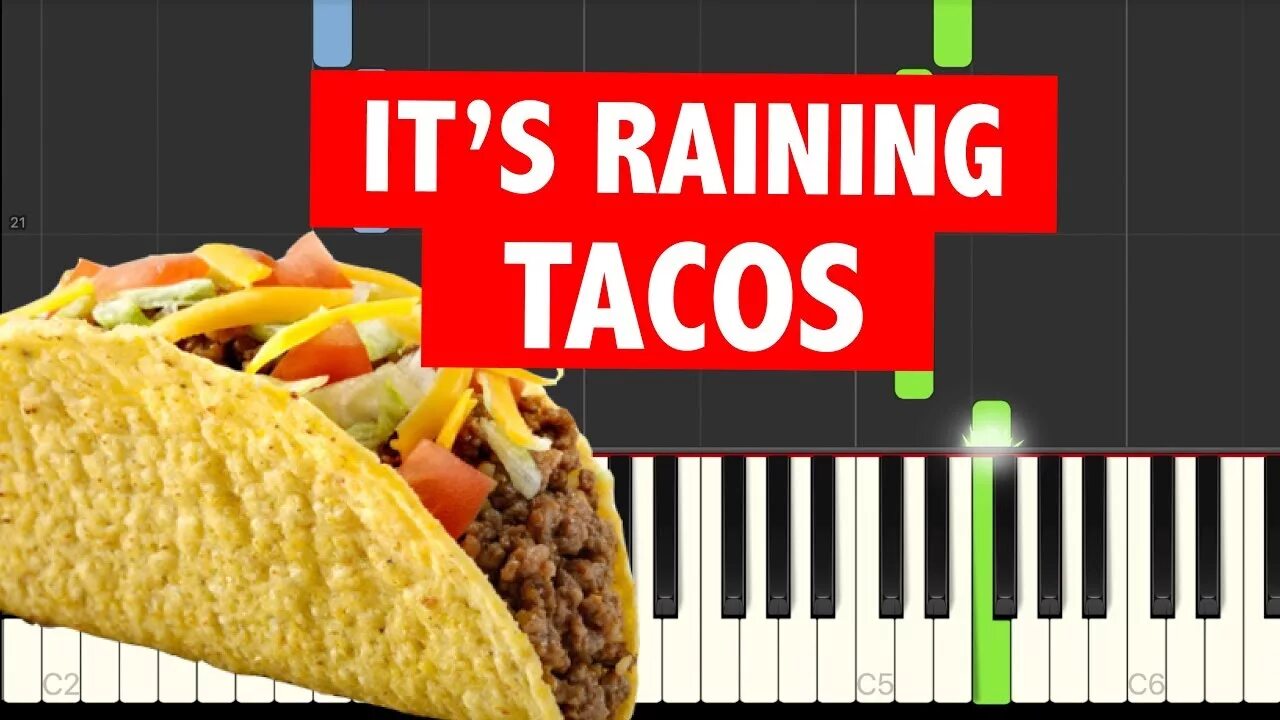 Рейнинг Такос. Its raining Tacos. ИТС Раин зе Такос.