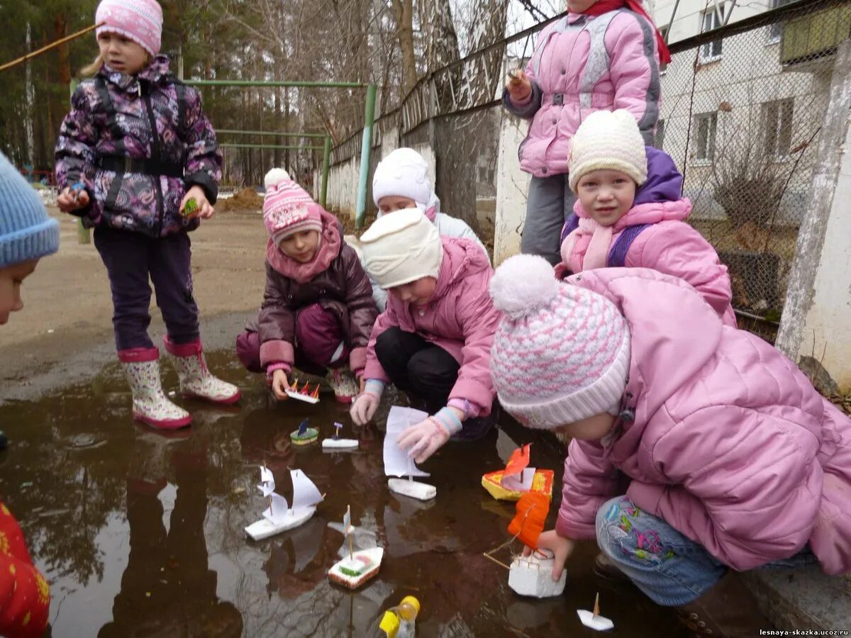 Весенние прогулки с детьми