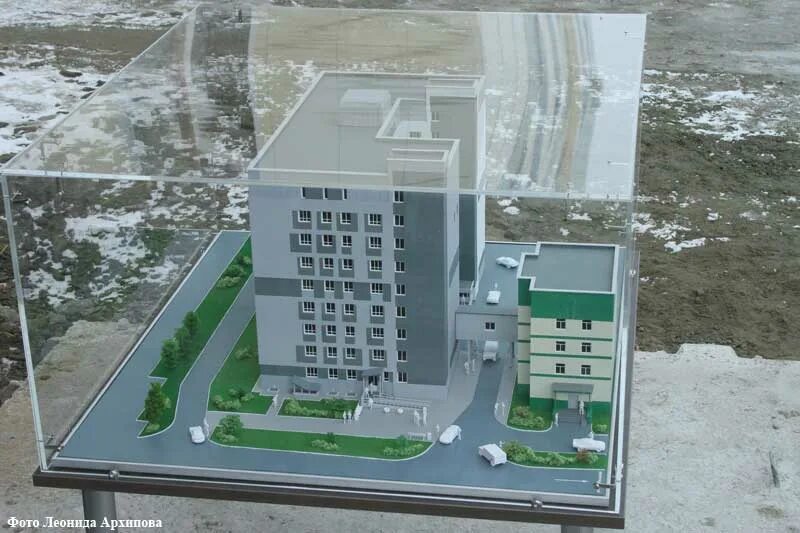 Сайт госпиталя кургана. Поликлиника фасад. Строится больница в Кургане 2022. Новая больница. Новое здание хирургического корпуса.