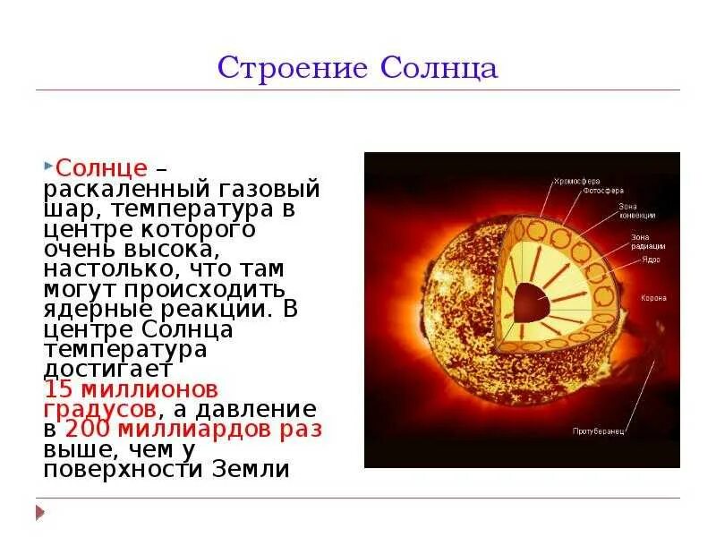 В центре солнца температура достигает. Строение солнца. состав и строение солнцаэ. строение солнца астрономия. происхождение солнца.